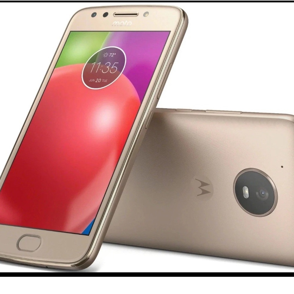 Motorola Moto E4 - Gold - 16GB - Unlocked- Excellent Condition- NO REAR PANEL